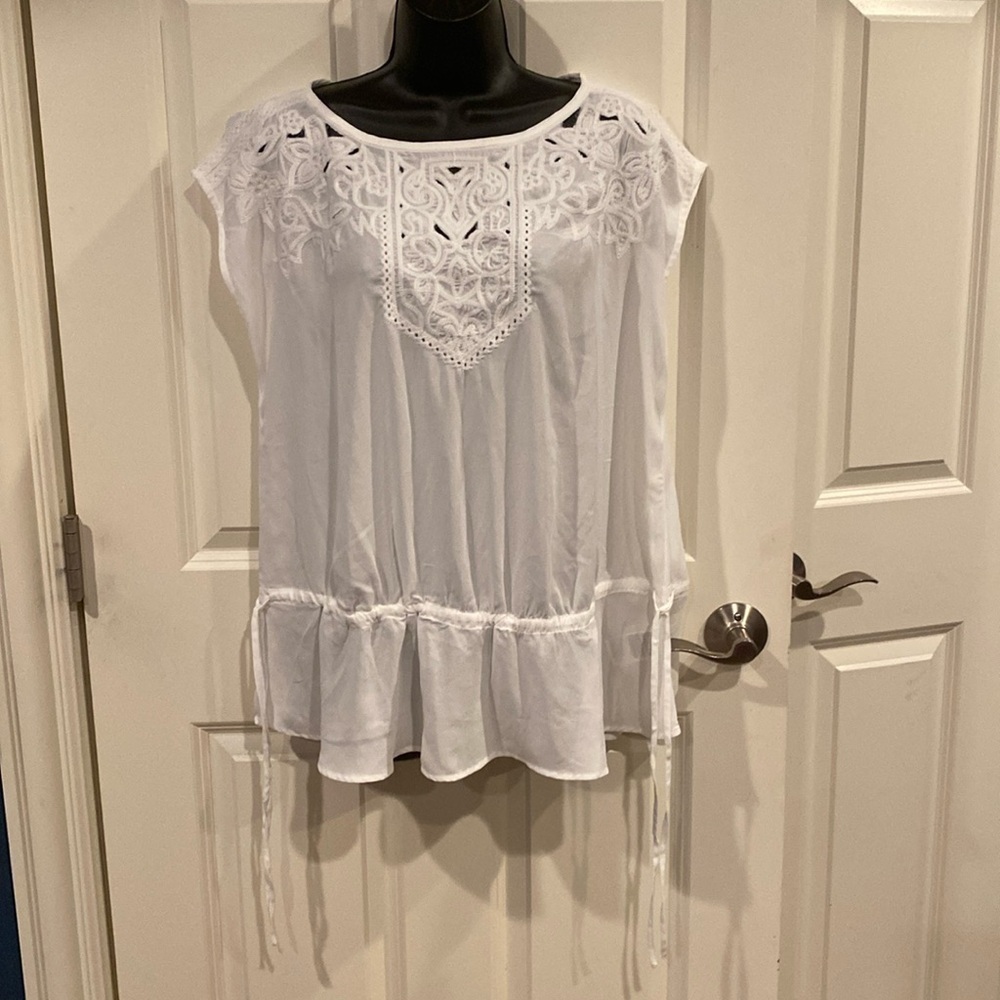 Medium white sleeveless Banana Republic - New with tags